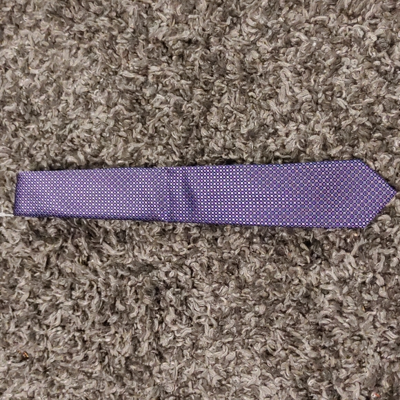 Nordstrom men's silk purple tie - Picture 1 of 4